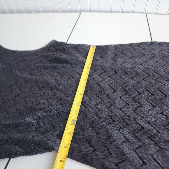 Banana Republic Womens Black Lace Sleeveless Dress Nylon Lined Sz 6 - Picture 9 of 14